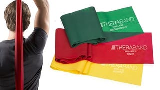 THERABAND Resistance Bands Set, Professional Elastic Band...