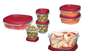 Rubbermaid Easy Find Lids Food Storage-Containers, Racer...