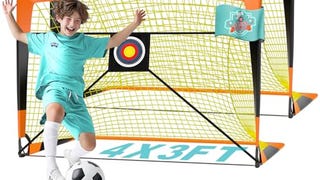 Dimples Excel Soccer Goals Kids Net for Backyard 7x5, 5x3....