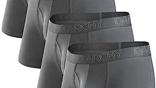 DAVID ARCHY Mens Underwear Bamboo Rayon Boxer Briefs Breathable...