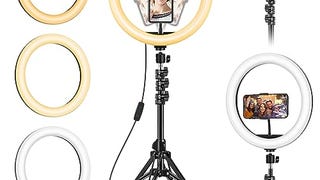 13 inch Ring Light with Floor Stand(Ringlight Kit Totally...