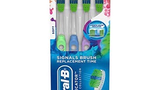 Oral-B Indicator Color Collection Toothbrushes, Soft, 4...