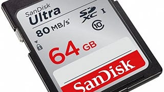 SanDisk Ultra 64GB Class 10 SDXC UHS-I Memory Card up to...