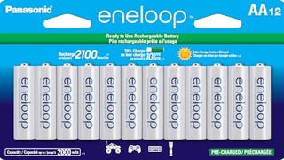 Eneloop Panasonic BK-3MCCA12FA AA 2100 Cycle Ni-MH Pre-...