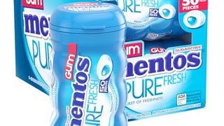 Mentos Pure Fresh Sugar-Free Chewing Gum with Xylitol, Fresh...