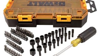 DEWALT Screwdriver Bit Set with Nut Drivers, 71-Piece (DWMT73808)...