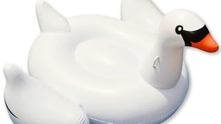 SWIMLINE ORIGINAL 90621 Giant Inflatable Swan Pool Float...