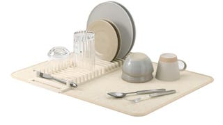 Umbra Udry Dish Rack and Microfiber Drying Mat – Space-...