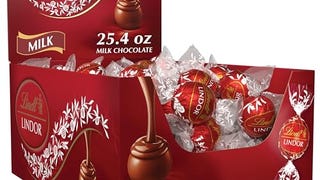 Lindt LINDOR Milk Chocolate Candy Truffles, Mother's Day...