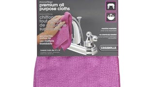 Casabella Microfiber 12" x 14" Cleaning Cloths, (Pack of...