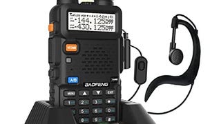 BAOFENG UV-5R Dual Band Two Way Radio (Black), 144-148MHz...