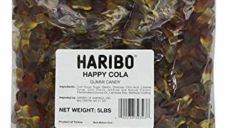 HARIBO Gummi Candy, Happy-Cola, Bulk 5 lb. Bag