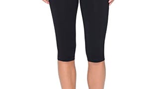 Danskin womens Capri athletic leggings, Black, X-Large...