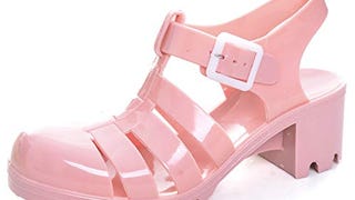 Hee grand Women Crystal Jelly Sandals Summer Women Rain...