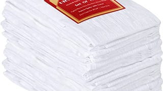 Utopia Kitchen White Flour Sack Towels [12 Pack - 28 x...