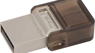 Kingston Digital 64GB Data Traveler Micro Duo USB 3.0 Micro...