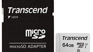 Transcend 64GB MicroSDXC Class10 UHS-1 Memory Card with...