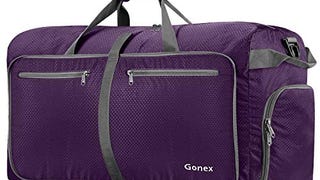 Gonex 60L Packable Travel Duffle Bag Foldable Duffel Bags...