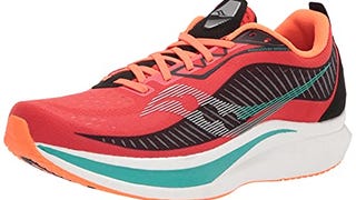 Saucony Men's Endorphin Speed 2 Running Shoe, SCARLET/BLACK,...