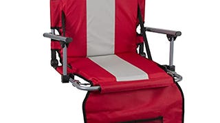 Stansport Tubular Frame Folding Stadium Seat with Arms...