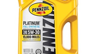 Pennzoil Platinum Full Synthetic 5W-30 Motor Oil, 5...