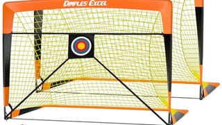 Dimples Excel Soccer Goals Kids Soccer Net for Backyard...