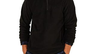 Amazon Essentials Men's Quarter-Zip Polar Fleece Jacket,...