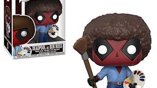 Funko Deadpool Bob Ross Playtime 70s with Afro POP! Bobble...