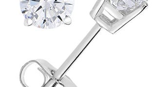 Vir Jewels 3/8 cttw Lab Grown Diamond Stud Earrings 14K...