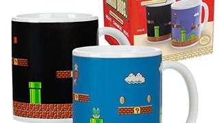 Paladone Super Mario Brothers Heat Changing Ceramic Coffee...