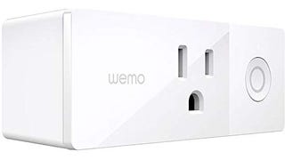 WeMo Mini Smart Plug WiFi Enabled with Alexa, Google Assistant...