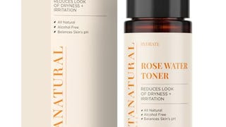 InstaNatural Organic Rose Water Face Toner, Hydrates, Soothes,...