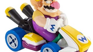 Hot Wheels Mario Kart Wario Die-Cast Character Car 1:64...