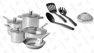 Tools of the Trade 13-Piece Stainless Cookware Set