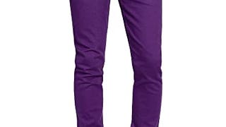 VICTORIOUS Men's Skinny Fit Color Stretch Jeans DL937 - Purple...