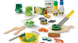 Melissa & Doug Slice and Toss Salad Play Set – 52 Wooden...