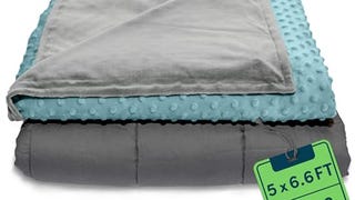 Quility Weighted Blanket for Adults - 15 LB Queen Size...