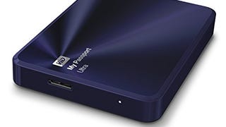 WD 2TB Blue-Black My Passport Ultra Metal Edition Portable...