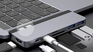 HyperDrive USB C Hub, Hyper Duo 7-in-2 USB C Adapter - MacBook...