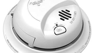 First Alert 9120B Smoke Detector, Hardwired Alarm with...