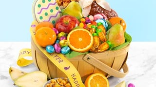 A Gift Inside Easter Bunny Fruit and Treats Gift