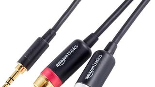 Amazon Basics 3.5 Aux to 2 x RCA Adapters, Audio Cable...