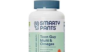SmartyPants Teen Guy Formula, Daily Multivitamin Gummies:...