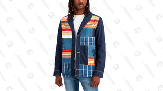 Sun + Stone Men's Nial Patchwork Jacket