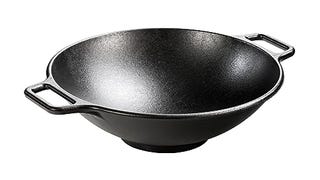 Lodge BOLD 14 Inch Seasoned Cast Iron Wok; Design-Forward...