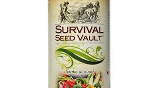 Survival Seed Vault Non-GMO Hardy Heirloom Seeds for Long-...