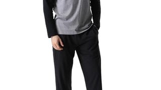 DAVID ARCHY Mens Pajamas Set - Soft Pj Sets for Men Long...