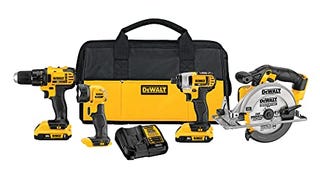 DEWALT 20V MAX Combo Kit, Compact 4-Tool (DCK421D2)