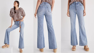 Pilcro Ultra High-Rise Bootcut Jeans