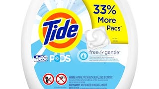 Tide PODS Free and Gentle, Laundry Detergent Soap PODS,...